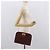 Borsa a spalla Gancini in pelle marrone e oro Auth BA10665 di Salvatore Ferragamo D'oro - vista 22