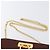 Borsa a spalla Gancini in pelle marrone e oro Auth BA10665 di Salvatore Ferragamo D'oro - vista 9