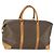 Céline Borsa Boston in tela Macadam CELINE in pelle PVC marrone oro Auth 170328 D'oro