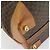 Céline Borsa Boston in tela Macadam CELINE in pelle PVC marrone oro Auth 170328 D'oro - vista 14