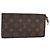 LOUIS VUITTON Pochette Bucket Monogram GM Accessorio LV Auth ep13092 Monogramma