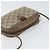 Borsa Sherry Line GG Supreme Web di GUCCI in PVC beige e oro 89 02 066 Auth bs33336 D'oro - vista 6