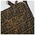 Sac à bandoulière en toile Zucca FENDI Noir Marron Auth ka2348 - vue 10