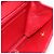 CHANEL Matelassé 23 Bolsa de Cadena Doble con Cierre de Cordero Rojo CC Auth 166468SAM Roja Dorado - vista 23