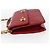 CHANEL Matelassé 23 Bolsa de Cadena Doble con Cierre de Cordero Rojo CC Auth 166468SAM Roja Dorado - vista 3