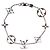 Bracciale Links Monogram Brassle LOUIS VUITTON in Oro 18K 750 Q95011 Auth 169935SM Bianco - vista 6
