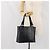 Borsa a mano in pelle nera e argento autentica BA10370 di BURBERRY Nero - vista 23