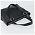 Borsa a mano in pelle nera e argento autentica BA10370 di BURBERRY Nero - vista 6