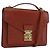 LOUIS VUITTON Borsa a Mano Epi Monceau 28 Marrone M52123 LV Auth 170765