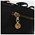 Borsa a Spalla Salvatore Ferragamo Nylon Nero Oro Auth BA10654 D'oro - vista 18