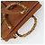 Borsa a mano in pelle GUCCI Bamboo 2 in 1 Marrone Oro 002 123 0322 Auth 165977 D'oro - vista 6