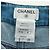 FALDA CHANEL DENIM AZUL CC Auth 169950V - vista 8