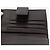 Portafoglio in tela Zucca FENDI in pelle nera e marrone Auth am10756V - vista 20