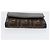Portafoglio in tela Zucca FENDI in pelle nera e marrone Auth am10756V - vista 6