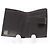 Portafoglio in tela Zucca FENDI in pelle nera e marrone Auth am10756V - vista 8