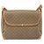 Gucci Borsa a Spalla Micro GG Supreme PVC Beige Oro 001 099 4084 Auth 169812 D'oro - vista 2