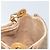Gucci Borsa a Spalla Micro GG Supreme PVC Beige Oro 001 099 4084 Auth 169812 D'oro - vista 20