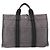 Hermès HERMES Fourre ToutMM Borsa a Mano in Tela Grigia Argento Auth ti3707 Marrone - vista 13
