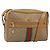 Borsa a Spalla GUCCI Micro GG Supreme Web Sherry Line PVC Beige Oro Auth 169606 D'oro