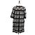 LOUIS VUITTON Einzelstück Strickstoffe Schwarz Weiß LV Auth 169143M - Ansicht 2