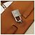 Hermès HERMES Borsa Her Bag MM Borsa a Mano Tela Beige Argento Auth 168228 - vista 19