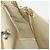 Hermès HERMES Borsa Her Bag MM Borsa a Mano Tela Beige Argento Auth 168228 - vista 22