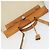 Hermès HERMES Borsa Her Bag MM Borsa a Mano Tela Beige Argento Auth 168228 - vista 6