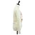 T-shirt in cotone a maniche lunghe Christian Dior, taglio e cucito, bianca, Auth 171428V Bianco - vista 4