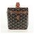 Borsa Vanity Muse PM GOYARD in PVC pelle Herringbone 2in1 marrone Auth SW2108SM Argento - vista 3