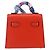 Hermès HERMES Micro Kelly Twilly Charm in Pelle Arancione Auth 169917SM - vista 2