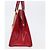 Bolsa de mão Gianni Versace em couro vermelho e dourado Auth BA10667 - vista 3