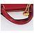 Bolsa de mão Gianni Versace em couro vermelho e dourado Auth BA10667 - vista 7