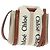 Chloé Woody Mini Borsa a Mano in Tela 2in1 Avorio Auth am10661SAV