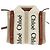 Chloé Woody Mini Borsa a Mano in Tela 2in1 Avorio Auth am10661SAV - vista 13