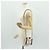 Chloé Woody Mini Borsa a Mano in Tela 2in1 Avorio Auth am10661SAV - vista 22