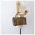 Gucci Borsa a mano Micro GG Supreme in PVC beige e oro 000 40 0207 Auth BA10367 D'oro - vista 26