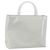 PRADA Handtasche Lackleder Grau Silber Auth ep13103 Braun