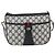 Gucci GG Supreme Sherry Line Schultertasche aus PVC Navy Gold 89 02 032 Auth 171597 Golden Marineblau - Ansicht 13