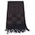 FENDI Zucca Scarf Wool Navy Brown Auth am10726V Navy blue  - view 4