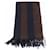 FENDI Zucca Scarf Wool Navy Brown Auth am10726V Navy blue  - view 5