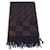 FENDI Zucca Scarf Wool Navy Brown Auth am10726V Navy blue  - view 8