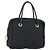 Céline Borsa a mano Celine Circle in nylon nero e oro Auth 168970 D'oro