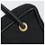 Céline Borsa a mano Celine Circle in nylon nero e oro Auth 168970 D'oro - vista 10