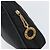 Céline Borsa a mano Celine Circle in nylon nero e oro Auth 168970 D'oro - vista 17