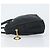 Céline Borsa a mano Celine Circle in nylon nero e oro Auth 168970 D'oro - vista 4