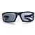 Gafas de sol Prada negras mate con logo rojo Negro