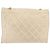 CHANEL Borsa a Spalla Matelassé in Pelle di Agnello Beige Oro CC Auth BA10672 D'oro - vista 2