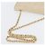 CHANEL Borsa a Spalla Matelassé in Pelle di Agnello Beige Oro CC Auth BA10672 D'oro - vista 7