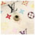 LOUIS VUITTON Carteira Sarah Monograma Multicolorido M93532 Auth BA10789 Branco  - vista 8