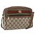 Borsa Sherry Line GG Supreme Web di GUCCI in PVC beige e oro 56 02 087 Auth BA10727 D'oro